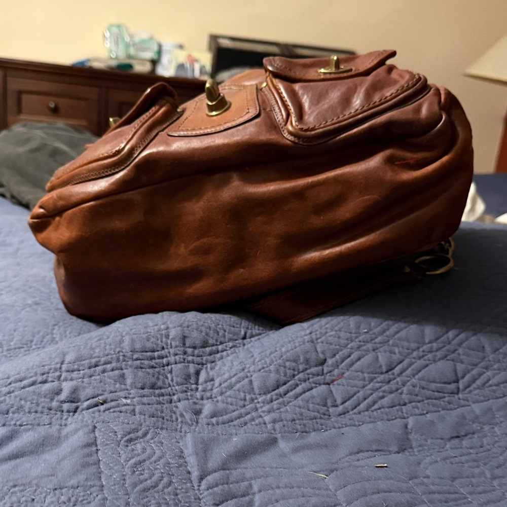 Coach Brown Leather Shoulder Bag - Picture 7 of 8